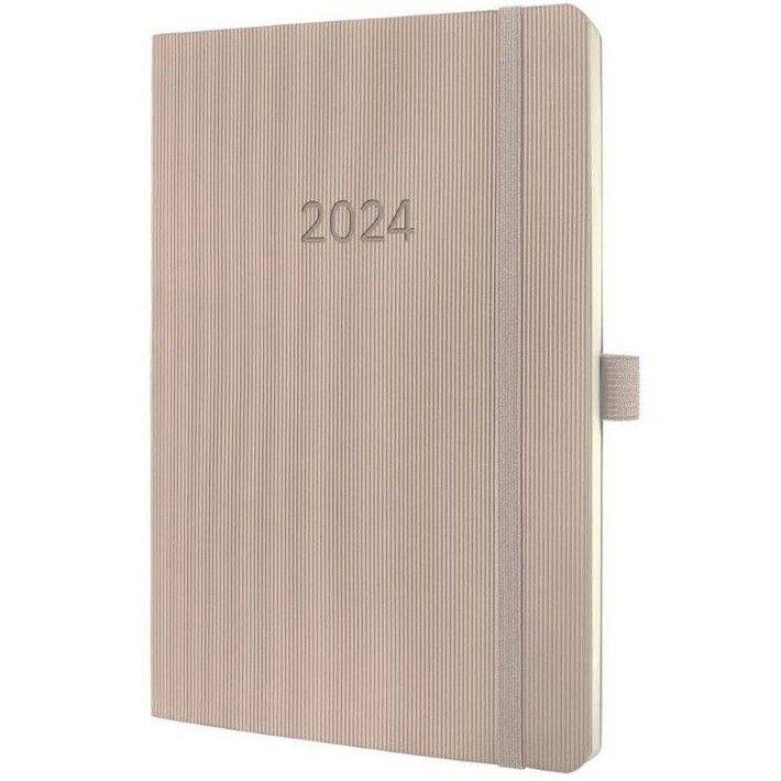 Sigel Agenda 2024 A5 Softcover Taupe - Week