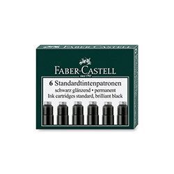 Faber-Castell Vulpen Navulling | per 6 stuks | Zwart