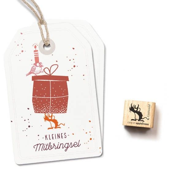 Cats on Appletrees Mini Stamp - Maus Gottwald