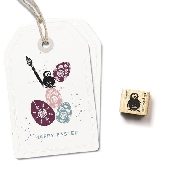 Cats on Appletrees Mini Stamp - Minna the Chick