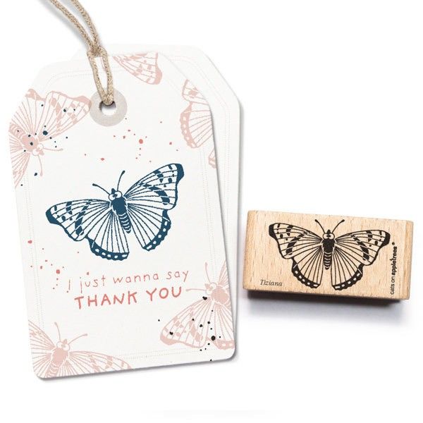 Cats on Appletrees Stamp - Butterfly Tiziana