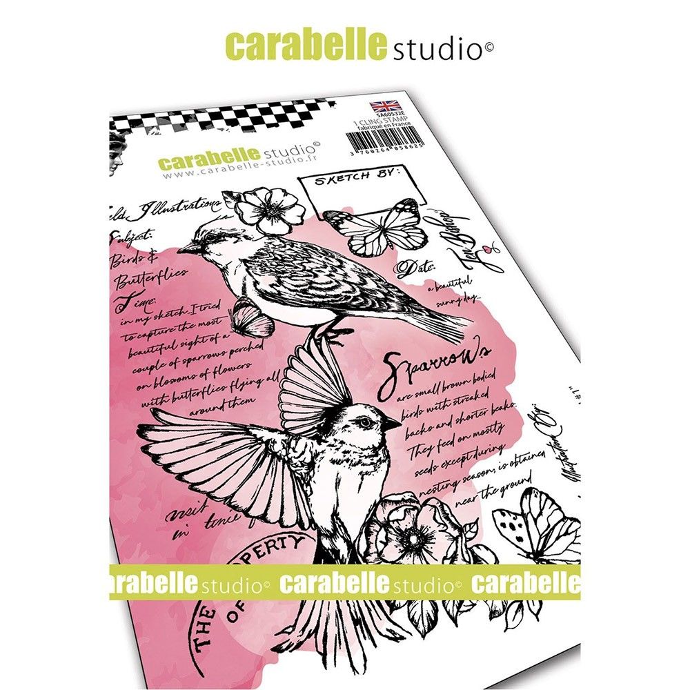 Carabelle Studio Cling Stamp A6 Field Bird #1