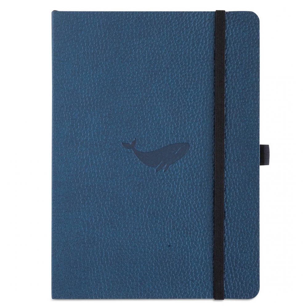Dingbats* Notitieboek A5+ Soft Cover Blue Whale - Gelinieerd