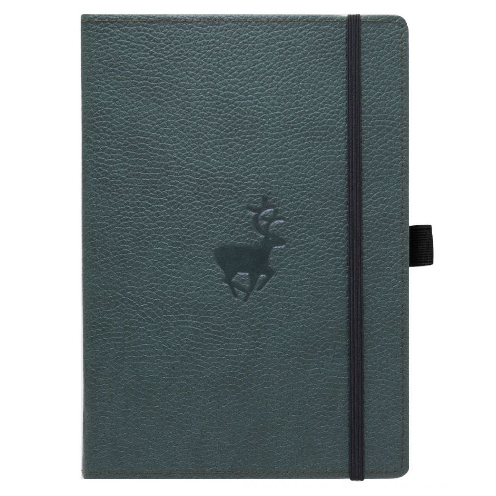 Dingbats* Notitieboek A4+ Wildlife Green Deer - Dotted
