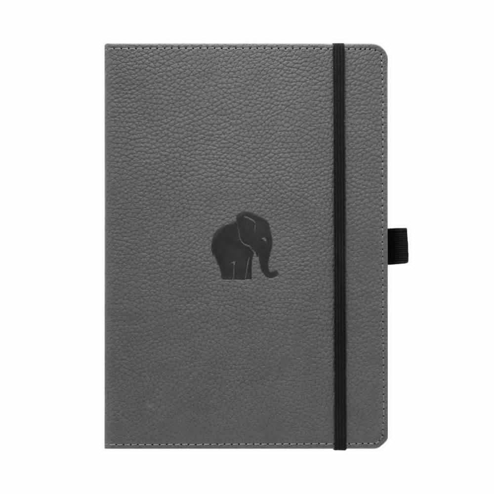 Dingbats* Notitieboek A6 Wildlife Grey Elephant - Gelinieerd
