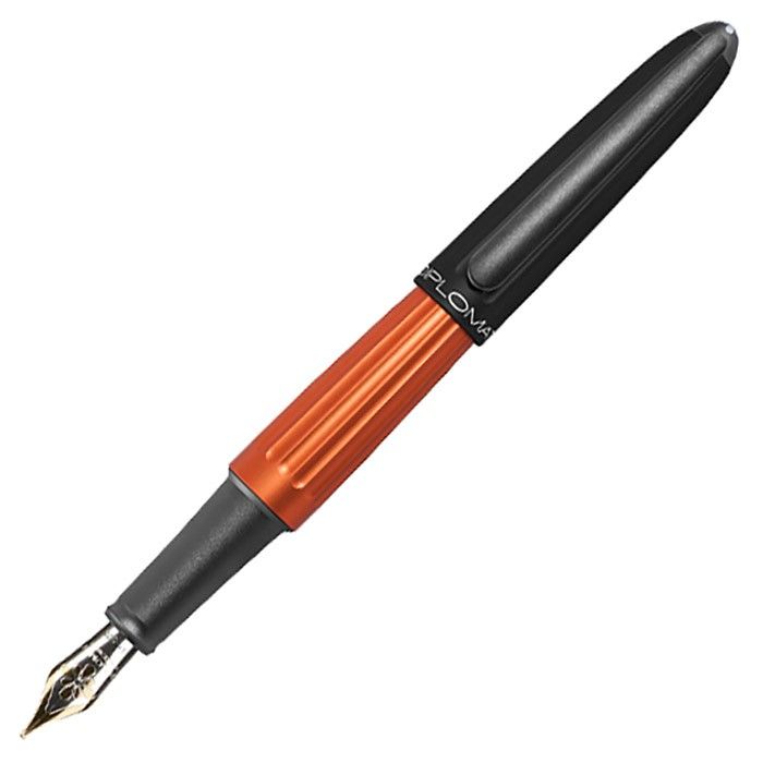 Diplomat Fountain Pen Aero - Orange/Black