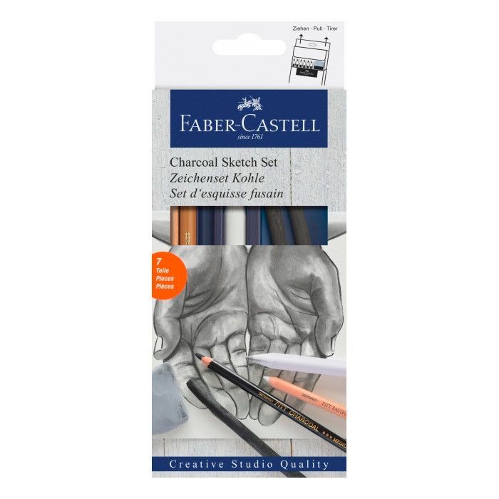 Faber-Castell Charcoal Sketch Set - 7-delig