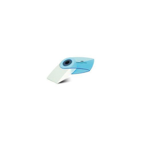 Faber-Castell Sleeve Gum Transparant Blauw | klein 