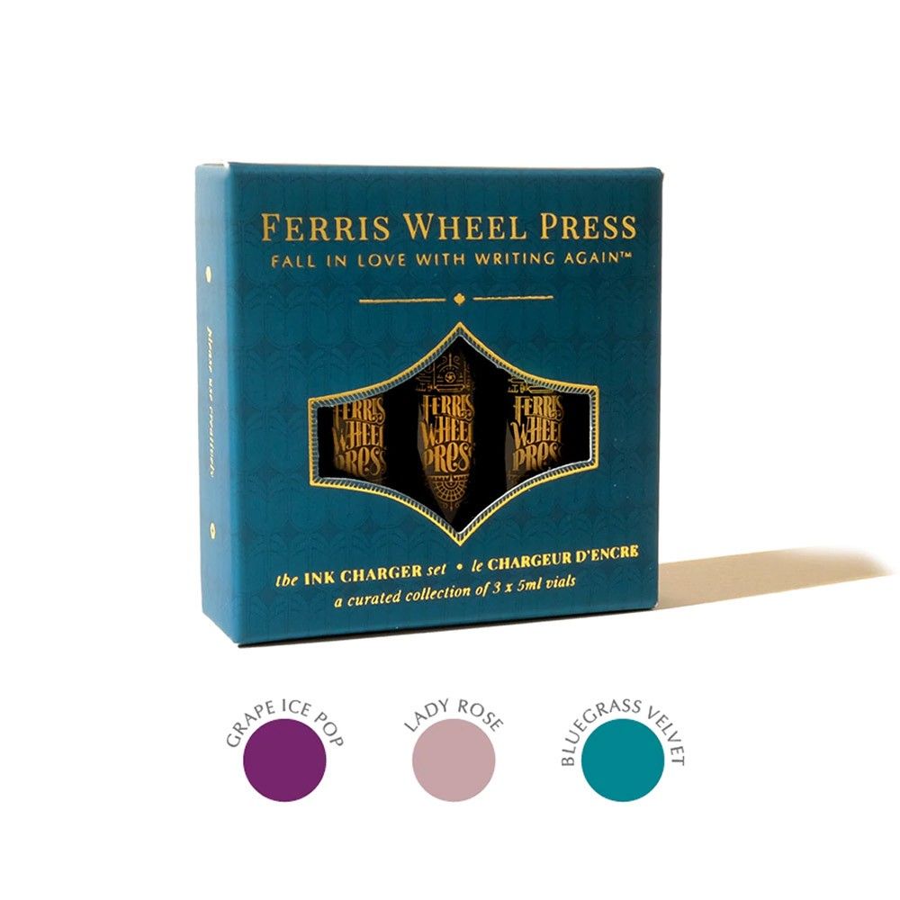 Ferris Wheel Press Ink Set van 3 - The Lady Trio Rose Collection