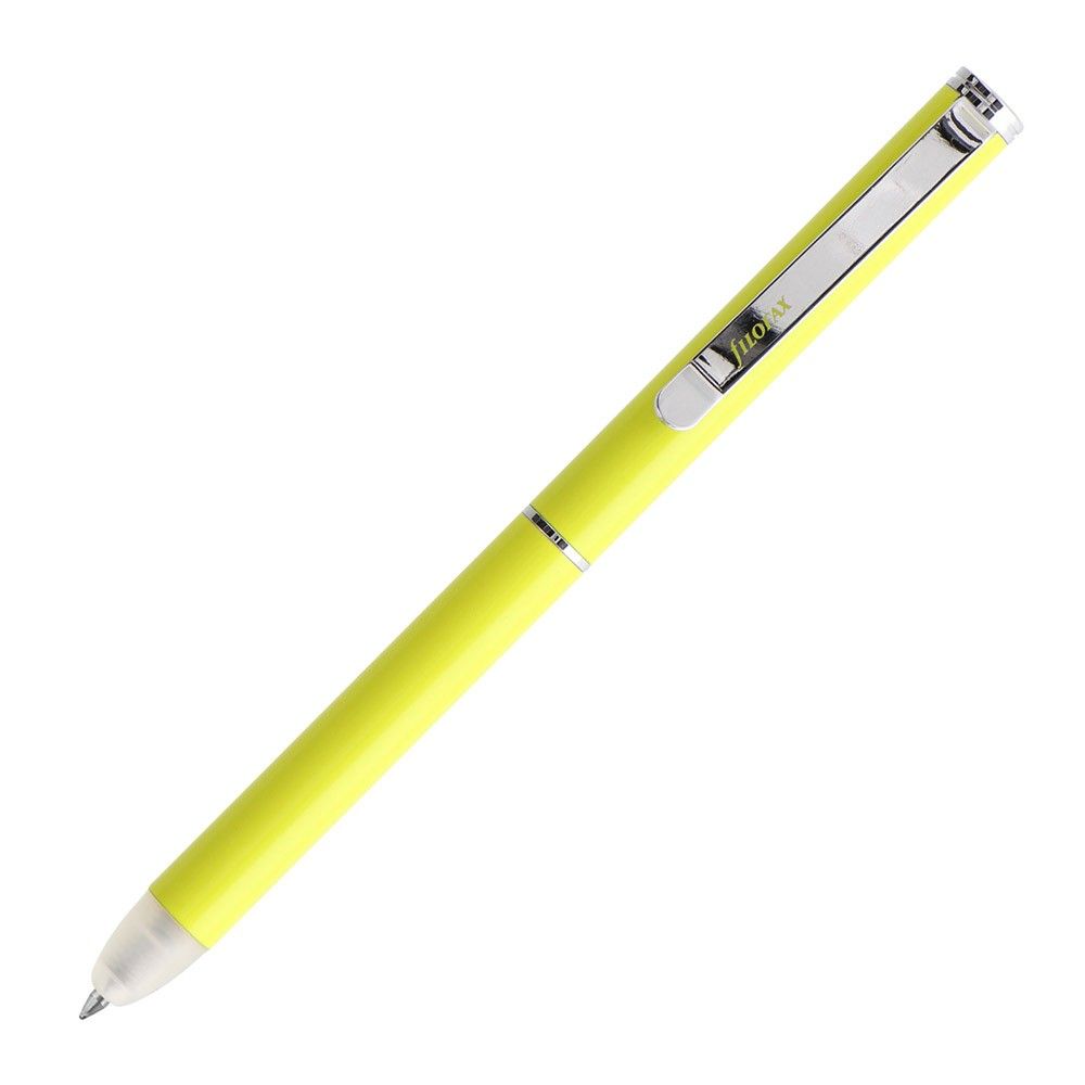 Filofax Clipbook Erasable Pen - Saffiano Fluoro Yellow 