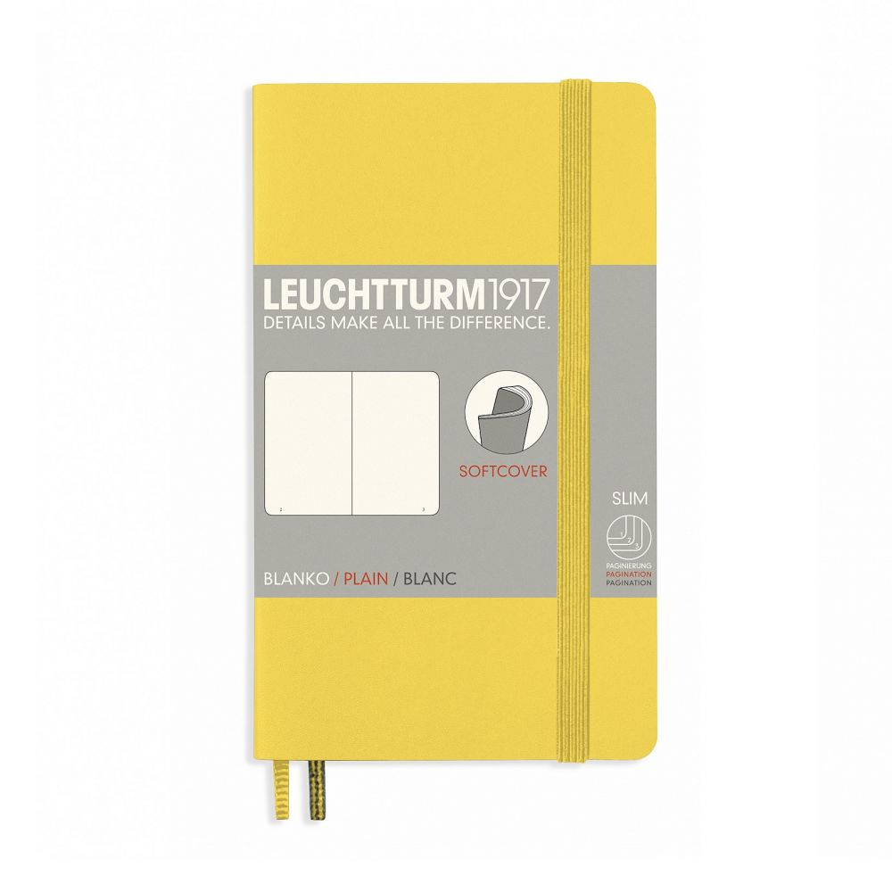 Leuchtturm1917 Pocket A6 Notitieboek Lemon- Blanco