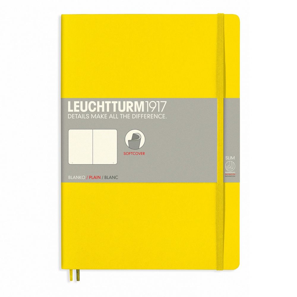 Leuchtturm1917 Composition B5 Notitieboek Yellow - Ongelinieerd