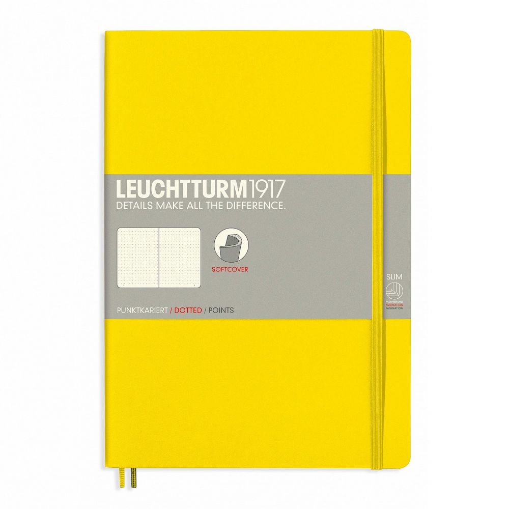 Leuchtturm1917 Composition B5 Notitieboek Yellow - Dotted