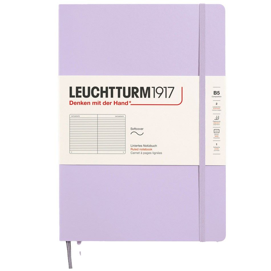 Leuchtturm1917 Composition B5 Notitieboek Lilac - Gelinieerd