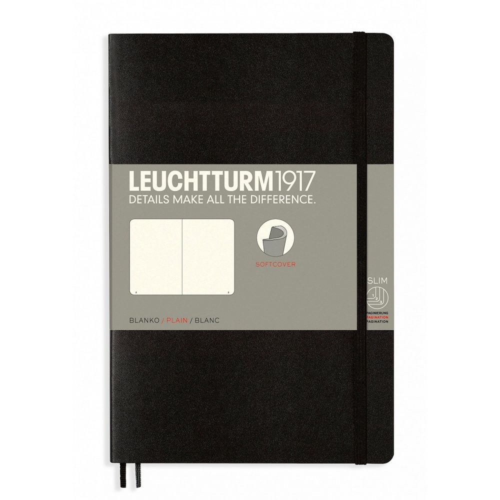 Leuchtturm1917 Slim B6+ Notitieboek Black