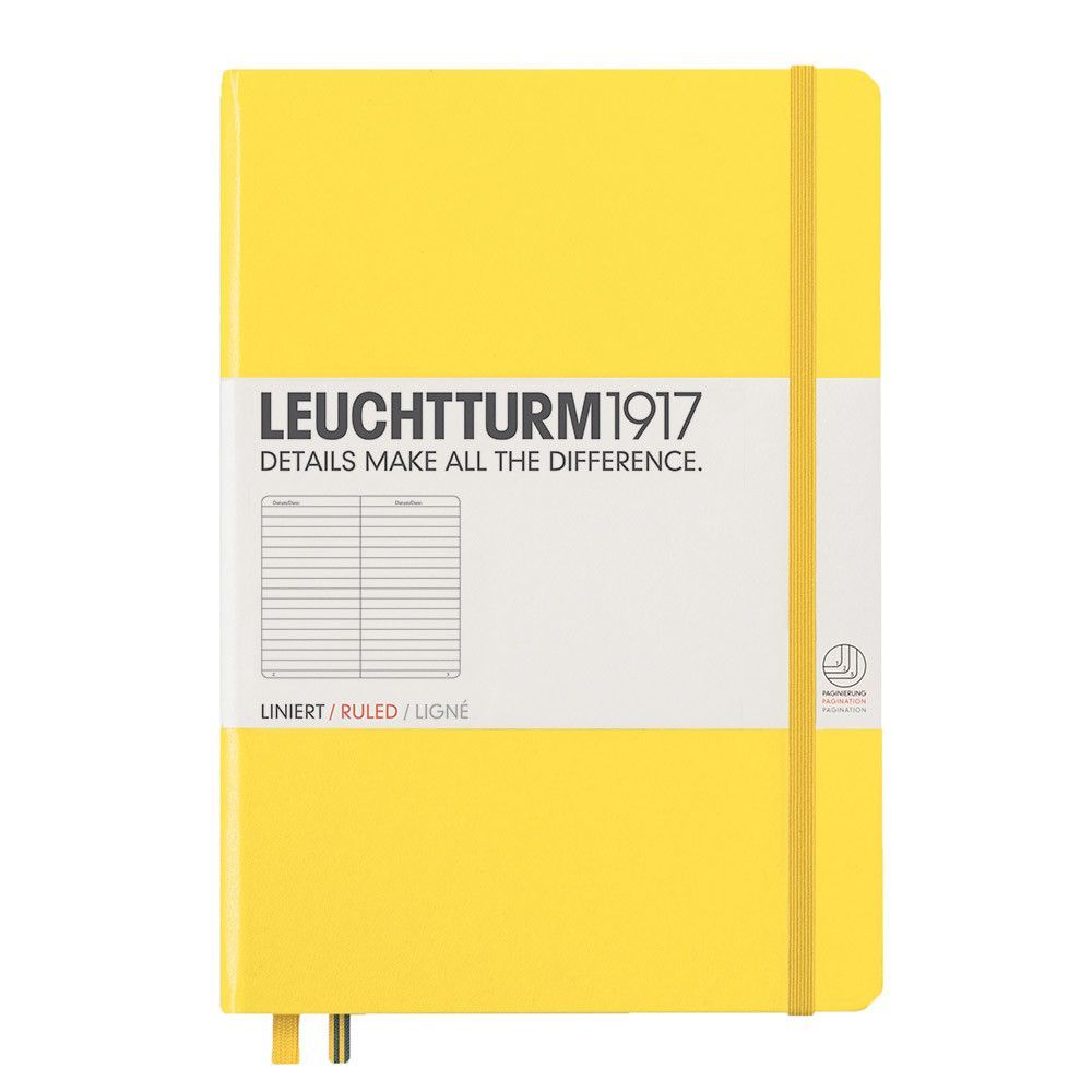 Leuchtturm1917 Medium A5 Notebook Lemon - Lined