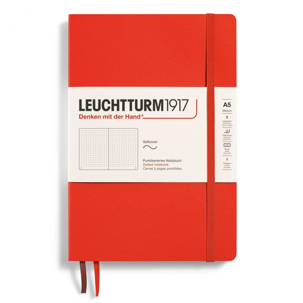 Leuchtturm1917 Medium A5 Notitieboek Soft Cover Lobster - Dotted