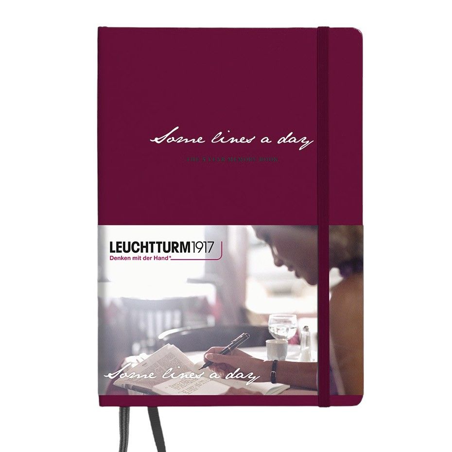 Leuchtturm1917 Some Lines A Day - Port Red