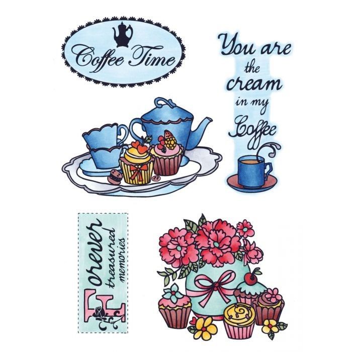 Marianne Design Clear Stamps - Coffee Time