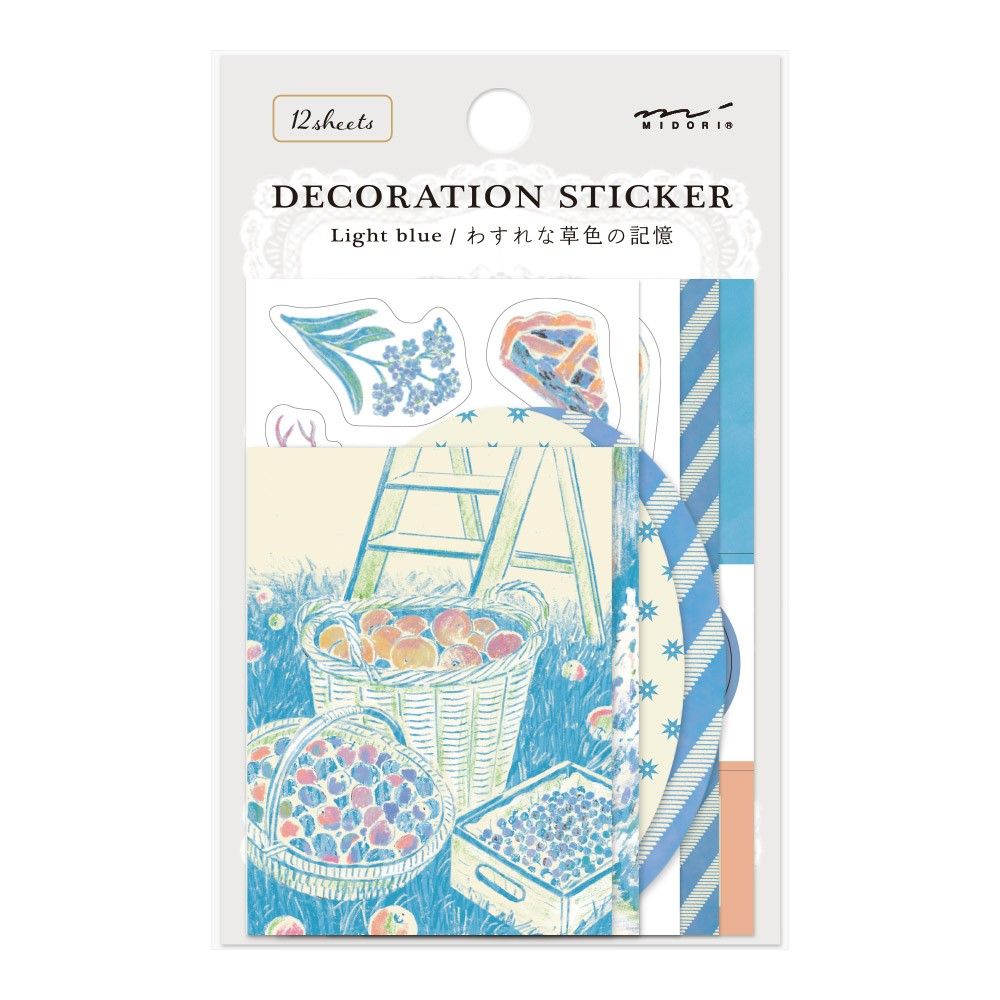 Midori Decoratie Stickers - Light Blue