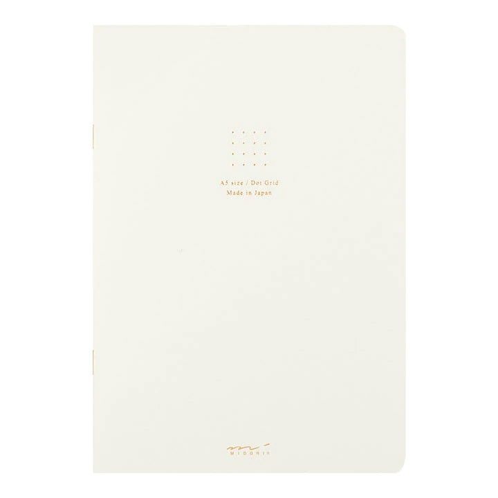 Midori Notebook Dot Grid - White