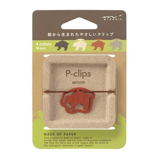 Midori P-Clips Bear