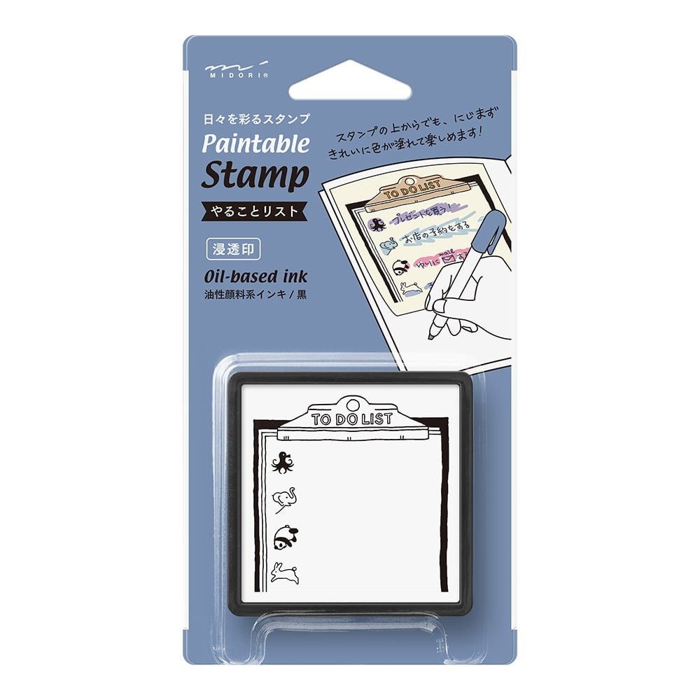 Midori Paintable Stamp - To Do List