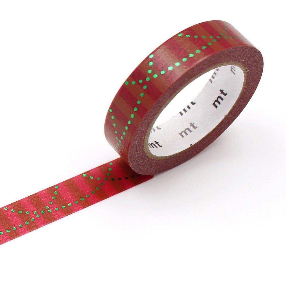 MT Masking Tape - Christmas Garland Pattern 10mm x 7m