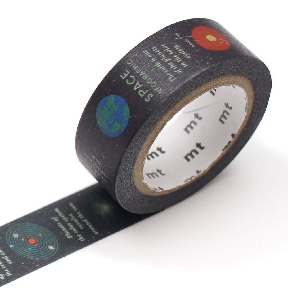 MT Masking Tape - Space Infographic - 15mm -7m