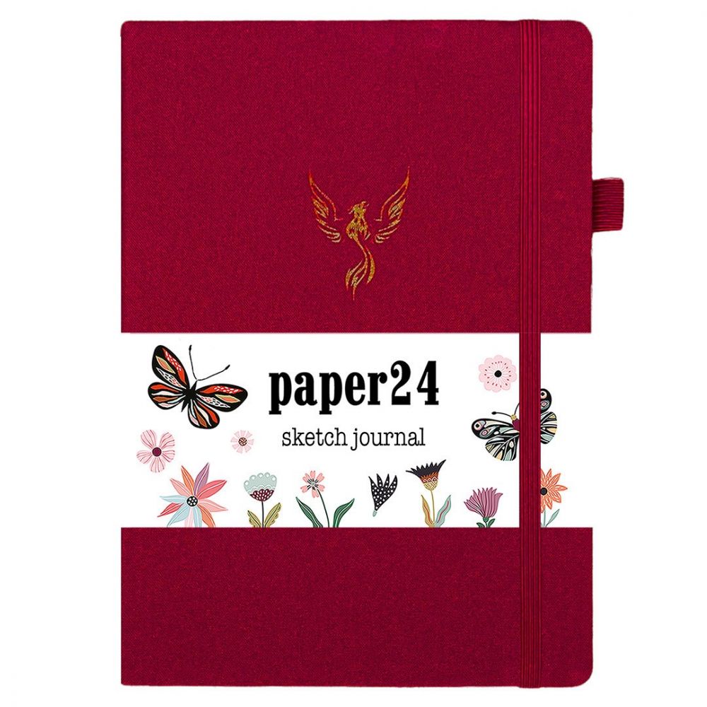 Paper24 Sketch Journal Flaming Phoenix B5 Blank