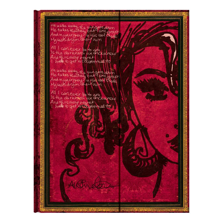 Paperblanks Embellished Manuscripts Amy Winehouse Tears Dry Ultra - Ongelinieerd