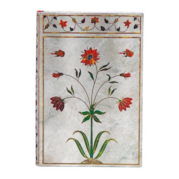 Paperblanks Taj Mahal Flowers Mumtaz Mini - Gelinieerd