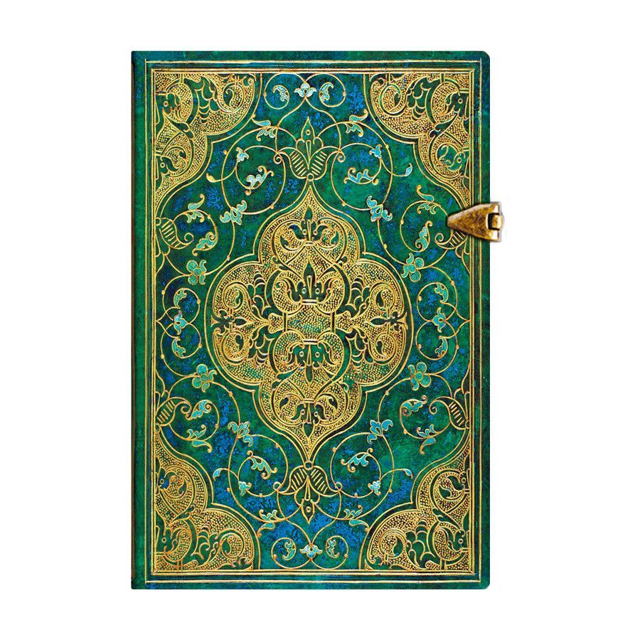 Paperblanks Turquoise Chronicles Mini - Gelinieerd
