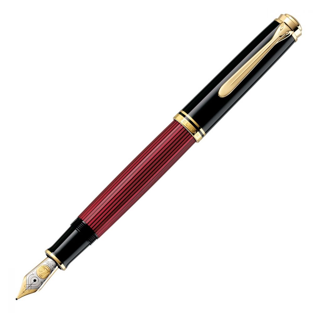 Pelikan Fountain Pen Souverän M800 - Black/ Red