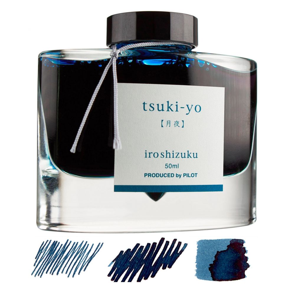 Pilot Iroshizuku Inkt 50ml Tsuki-Yo (Donker Blauw)