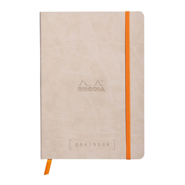 Rhodia Rhodiarama Goalbook Dotted Bullet Journal A5 Beige - Hardcover