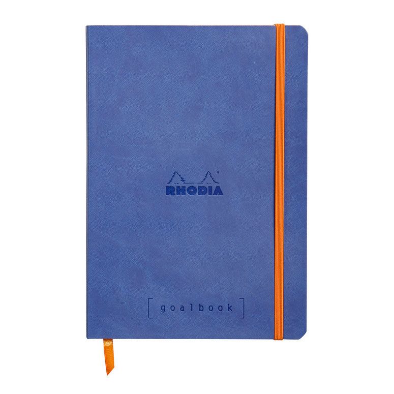 Rhodia Rhodiarama Goalbook Dotted Bullet Journal A5 Sapphire - Hardcover