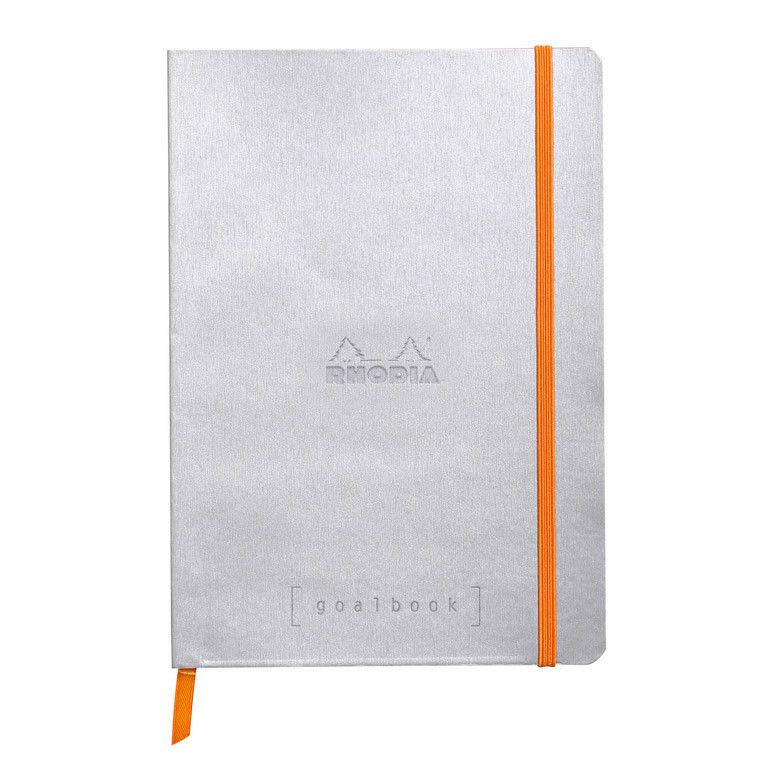 Rhodia Rhodiarama Goalbook Dotted Bullet Journal A5 Zilver - Hardcover