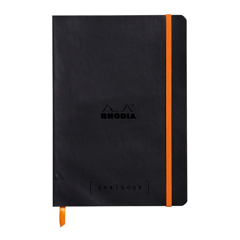 Rhodia Goalbook Dotted A5 Softcover - Zwart [Wit Papier]