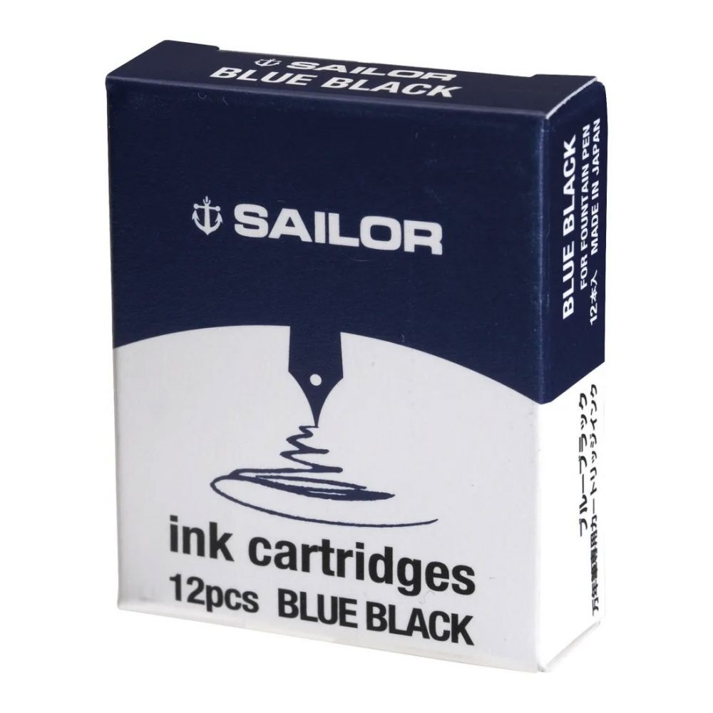 Sailor Inkt Cartridges - Blue Black