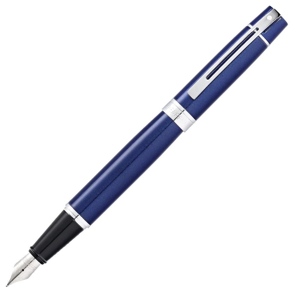 Sheaffer Fountain Pen 300 Glossy Blue Fine
