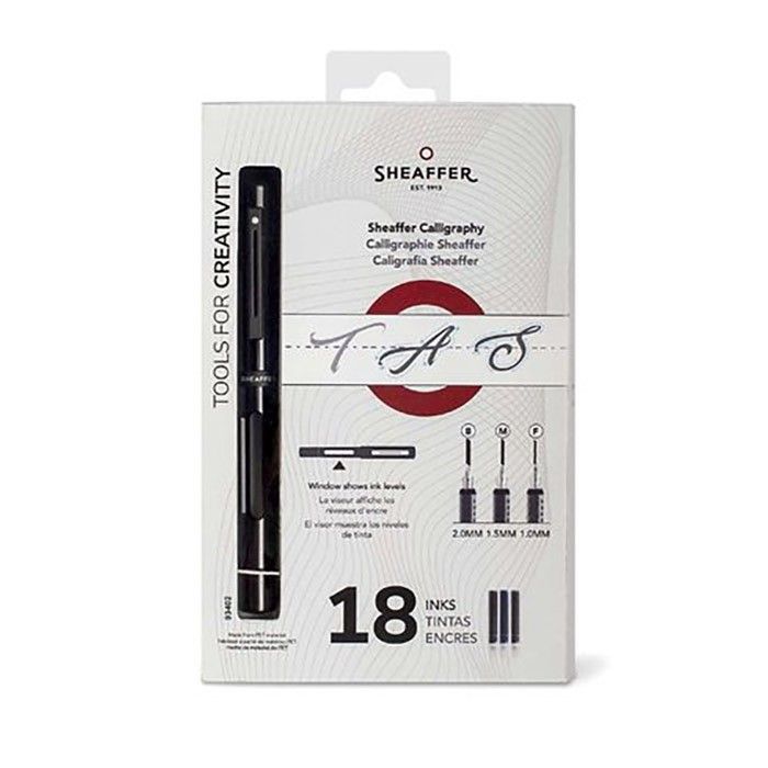 Sheaffer Calligraphy Pen Black Set - F/M/B