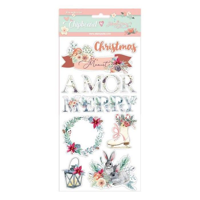 Stamperia Chipboard - Merry Christmas