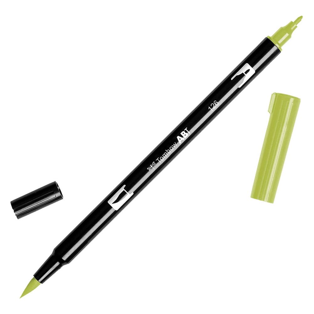 Tombow ABT Dual Brush Pen 126 Light Olive