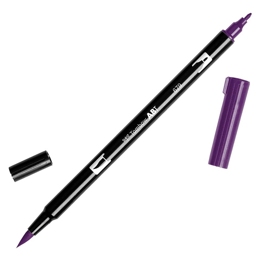Tombow ABT Dual Brush Pen 679 Dark Plum