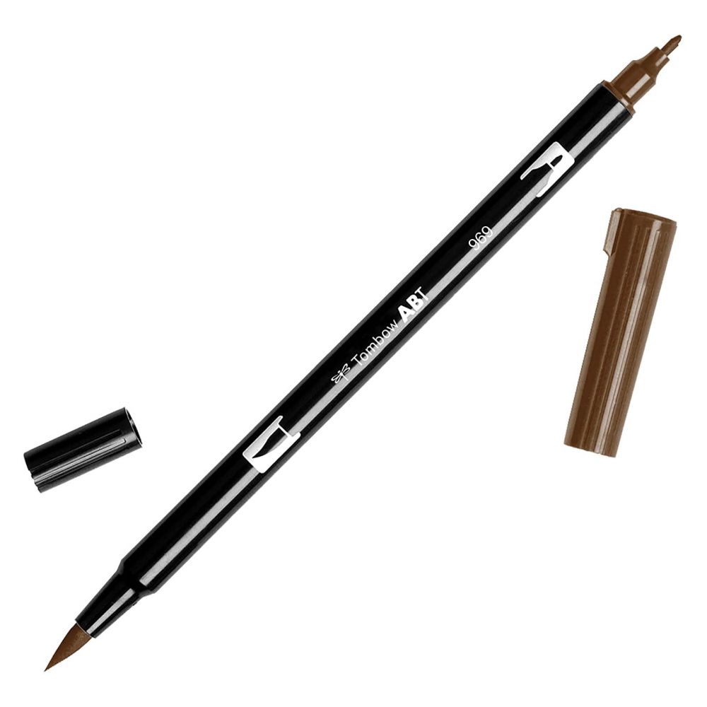 Tombow ABT Dual Brush Pen 969 Chocolate