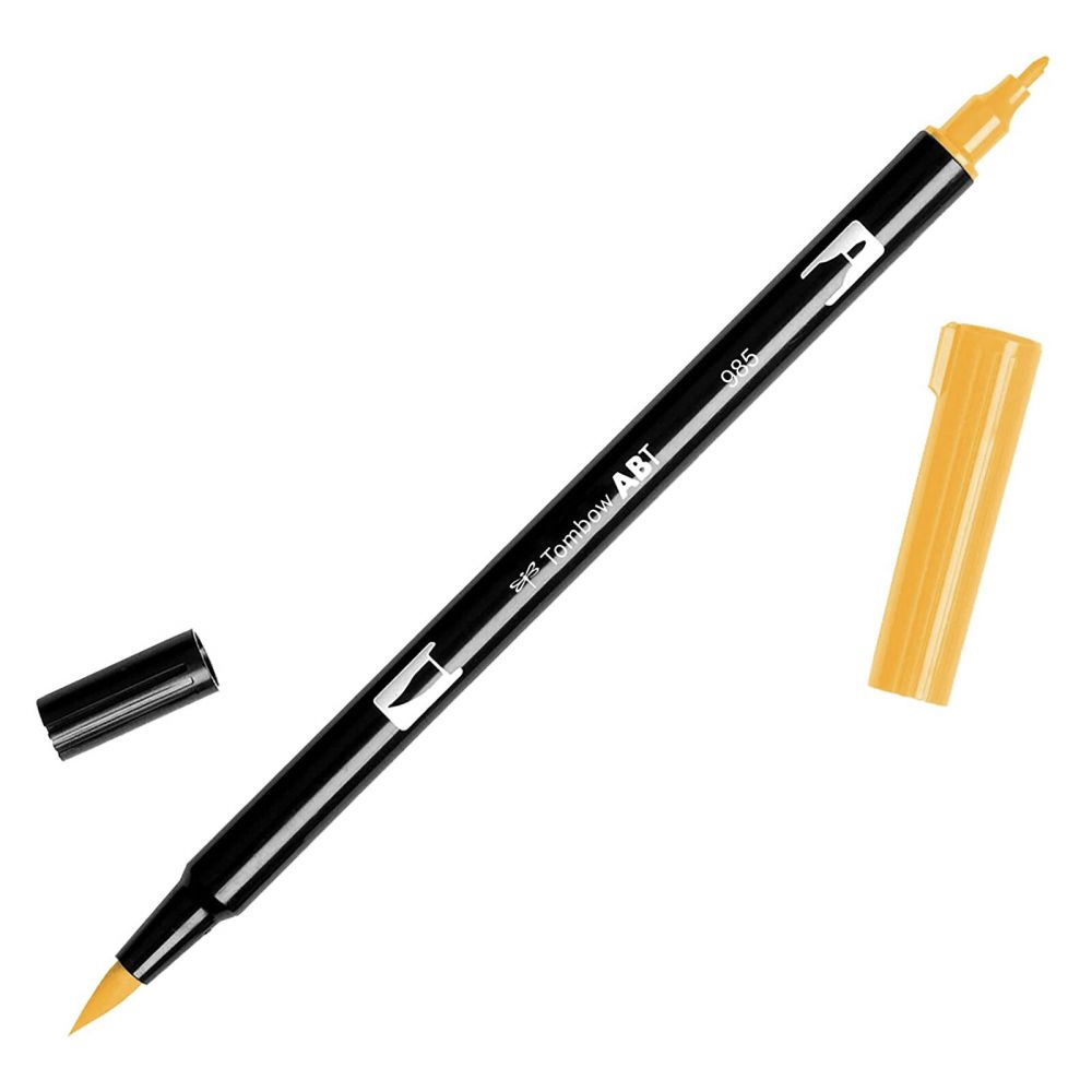 Tombow ABT Dual Brush Pen 985 Chrome Yellow