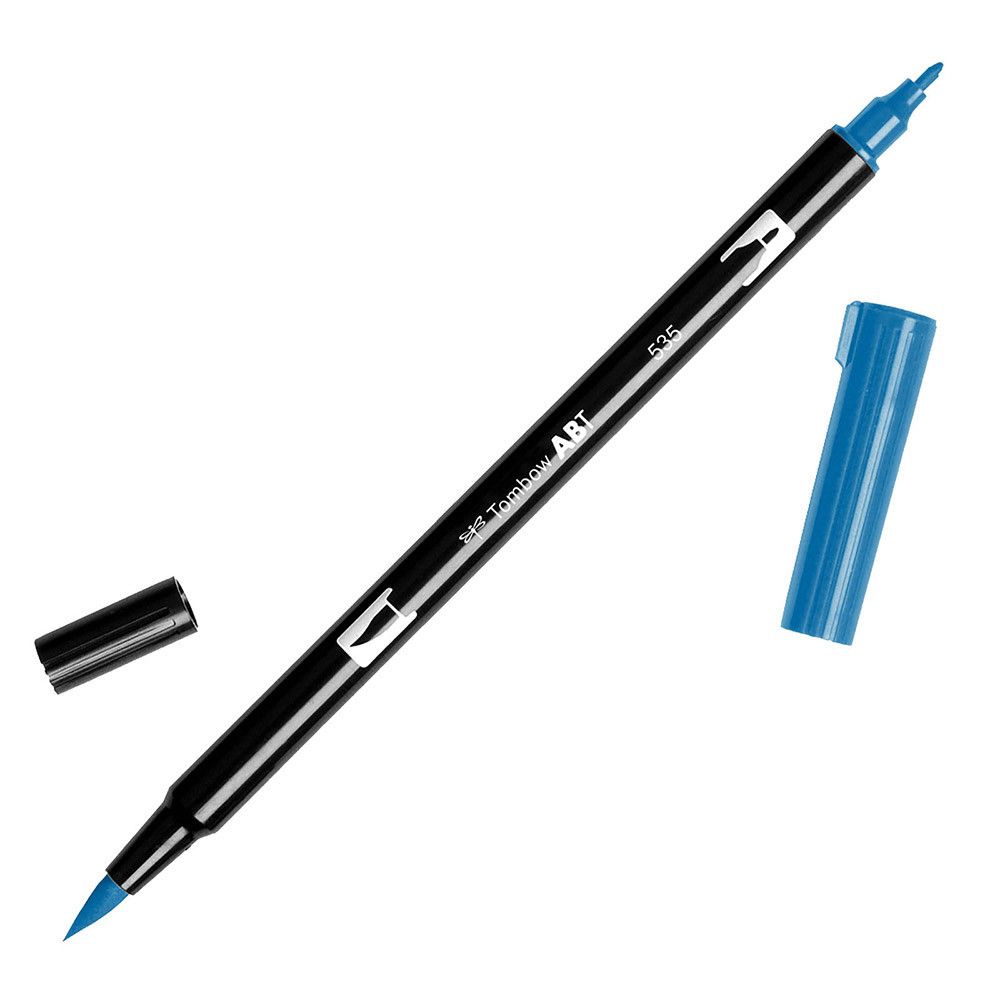 Tombow ABT Dual Brush Marker N535 - Cobalt Blue