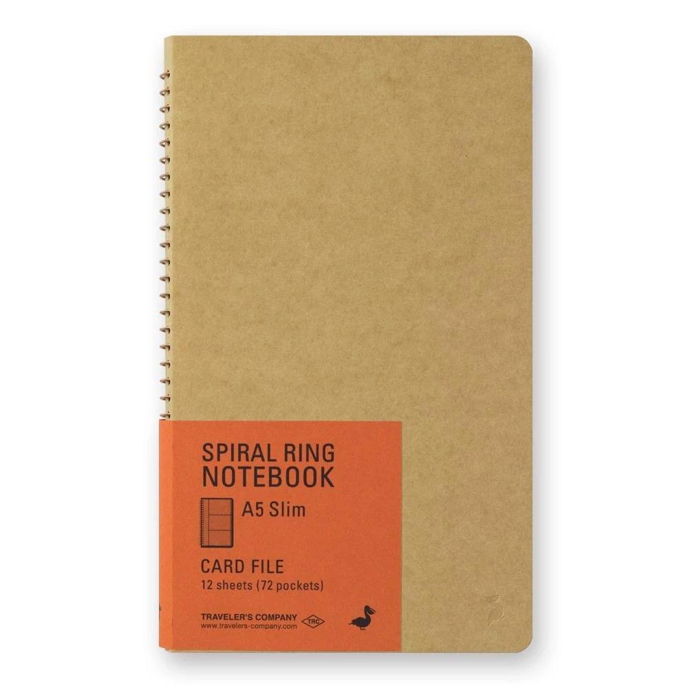 TRAVELER'S Spiral Ring Notebook A5 - Card File