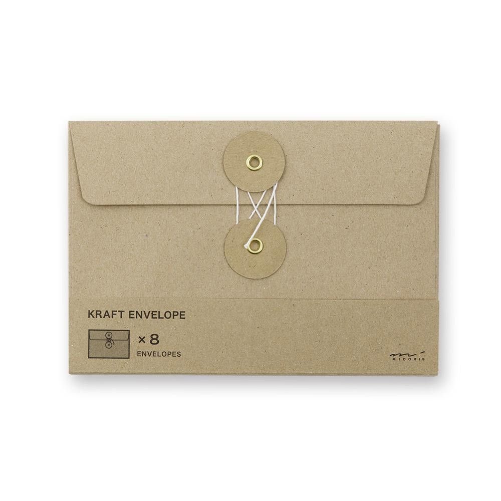 TRAVELER'S Kraft Envelop  M - Silver Grey